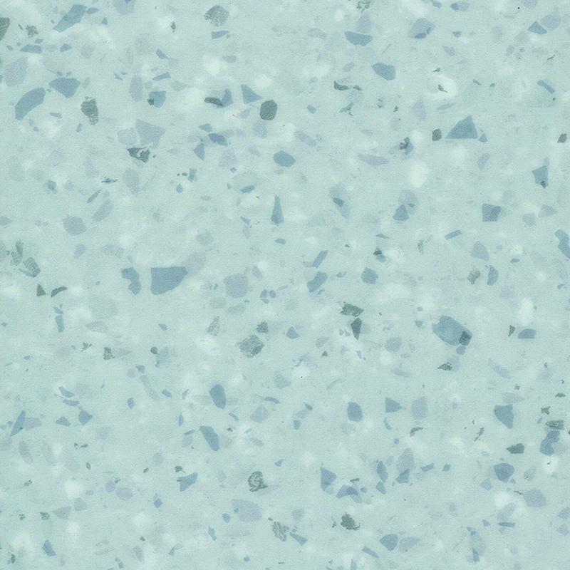 Heterogénne podlahy odolné voči škvrnám a pohlcujúce zvuk