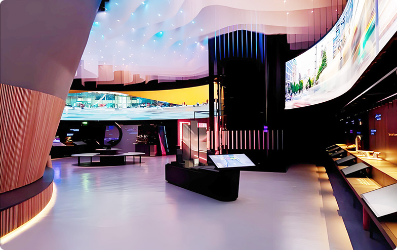 Pavilóny rôznych krajín na svetovej výstave Expo